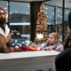 Himesh Patel and Matilda Lawler in Station Eleven